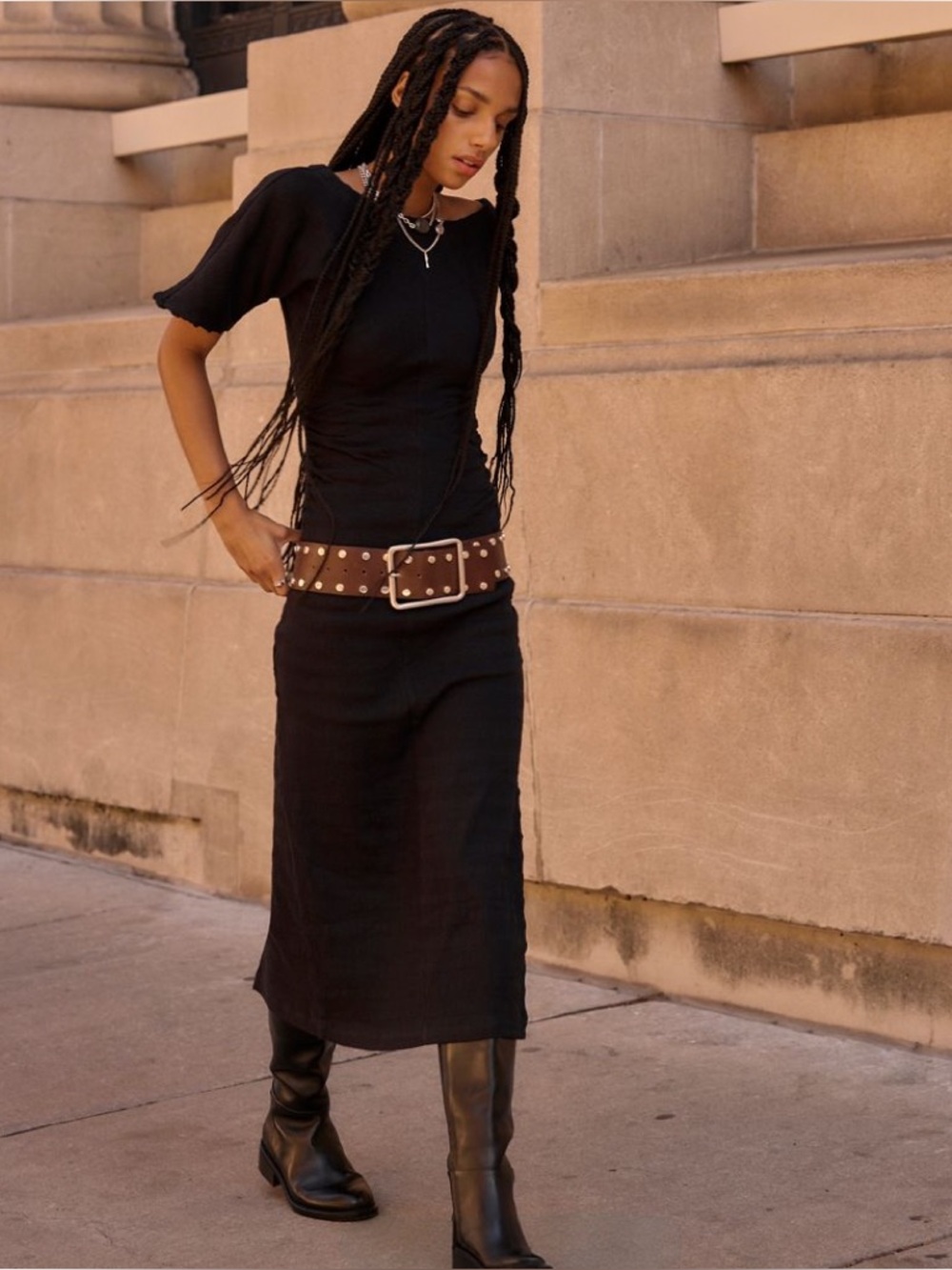 Free People free-est Cozy Core Midi Dress
